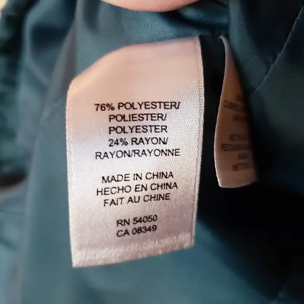 Jones New York Teal Tailored Jacket Size 6 - Picture 9 of 10